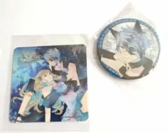 BLACK WOLVES SAGA・ビッグ缶バッジ・カフェ ペーパーコースター