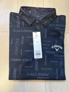 Callaway ダークブルー長袖ポロシャツ