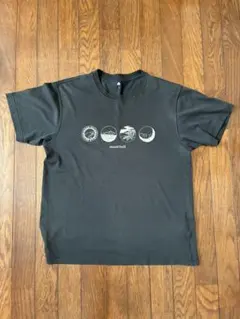mont-bell ブラック Tシャツ L ウイックロン　男女兼用