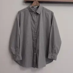 Honeys　ギンガムチェック　シャツ　長袖　Мサイズ　レディース