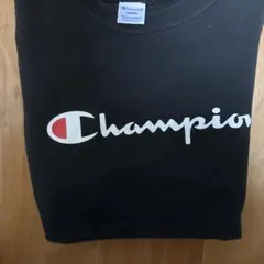 Champion クルーネック スウェット ブラック Lサイズのサムネイル