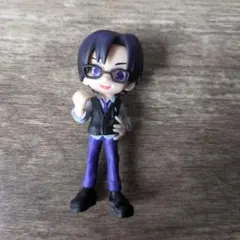 キャラクター フィギュア グレー 紫