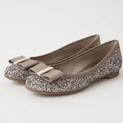 ダイアナ　グリッターパンプス