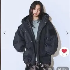 ‼️ソデ2WAYモンスターパーカーコート　ネックレス付き‼️ おまけ　ジーナシス