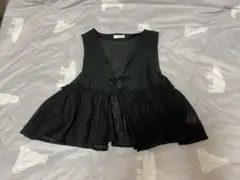 ★未着用★しまむら ノースリーブ シースルーチュニックのサムネイル
