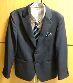 ネイビー スーツ（ゆったりめ） 下150Ｅ+上160B サイズ
