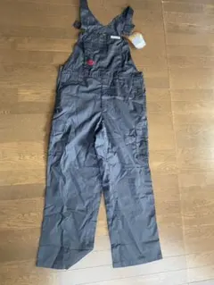 BULLWORKS ブラックオーバーオール LLサイズ　サロペット