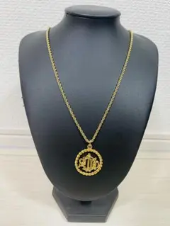 クリスチャンディオール ラウンド型 ペンダント ネックレス