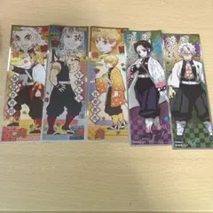 鬼滅の刃 キャラクターイラストシール 5枚セット