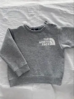 THE NORTH FACE グレー 裏起毛トレーナー 90