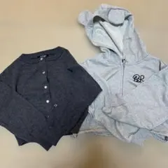 バイラビット　カーディガンパーカーセット