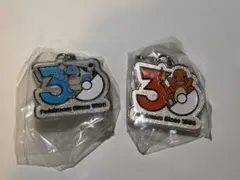 ポケモン30周年 メタルチャームマスコット　2種セット