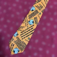 タマ&フレンズ　うちのタマ知りませんか ネクタイ　オレンジ　SEGA セガ　総柄