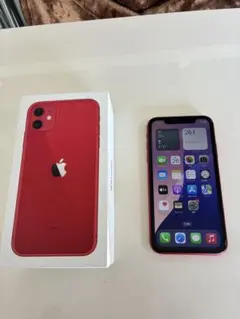 Apple iPhone 11 (PRODUCT)RED 中古品 おまけ付き