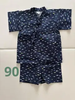 甚平　さかな柄　90cm