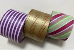 mt マスキングテープ　幅広3センチ3巻まとめ売りイベント限定　新品レア幅マステ