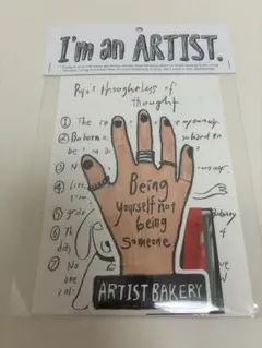 【新品未開封】アーティストベーカリー　ロンドンベーグルミュージアム　ステッカー