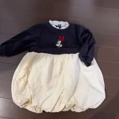 プティマイン　ミニーちゃんワンピース80センチ