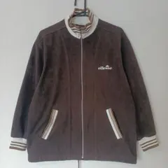 【古着】ellesse(エレッセ) ブラウン ジップアップジャケット Lサイズのサムネイル