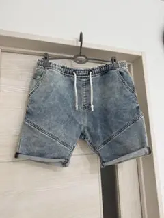 ZARA MAN デニムショートパンツ ライトブルー