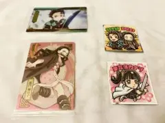 鬼滅の刃ウエハース、ビックリマンチョコ鬼滅マン〜炭治郎、ねずこ、栗花落カナヲ