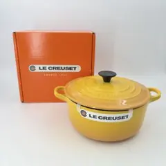 未使用 ル・クルーゼ ココットロンド 20cm ディジョンイエローのサムネイル