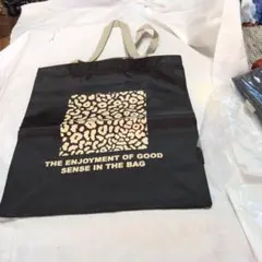 ヒョウ柄プリント　エコバッグ