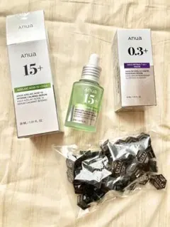 【Anuaアゼライン酸とレチノール】【Suisai ウォッシュパウダー黒