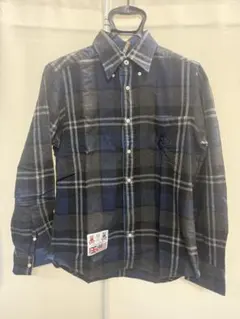 サイコバニー Psycho Banny フランネルシャツ チェックシャツ M