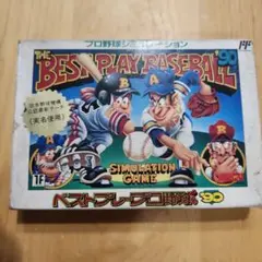 ファミコン ベストプレープロ野球 ’90 箱付き ジャンク