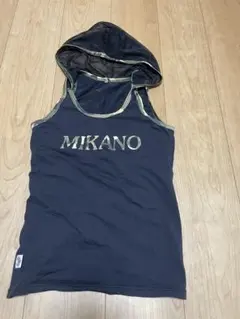 MIKANO ミカノ ミカランセ ☆パーカートップ　黒×迷彩　ジャザサイズ