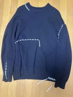 ZARA トップステッチニットセーター　164㎝ ZARA - ZARA トップステッチニットセーター 164㎝の通販 by 1903｜ザラ