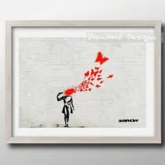 バンクシーポスターBanksy poster「逆立ちする女性」 バンクシーアートポスター Banksy poster「逆立ちする女性」 - メルカリ