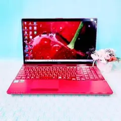 人気モデルのレッド✨SSD i7 office2024 第8世代 ノートパソコン