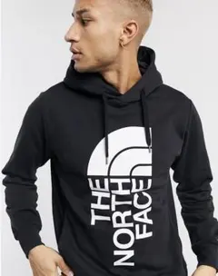 【Lサイズ】新品 パーカー ノースフェイス North face ブラック ロゴ