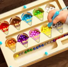アイスクリーム　磁石　知育玩具　モンテッソリー　集中力　指先訓練　脳トレ　キッズ