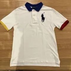 ポロシャツ M (10-12) ホワイト