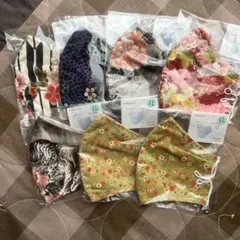ハンドメイドマスク　大きめサイズのサムネイル
