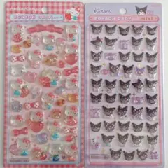 【正規品】ボンボンドロップシール サンリオ キティ赤 クロミmini