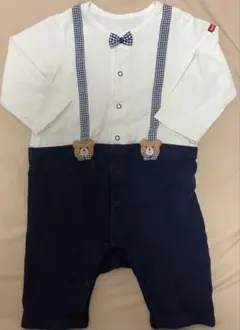 ミキハウス　ホットビスケッツ　ロンパース　80