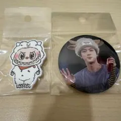 BTS JINバッジ2点セット