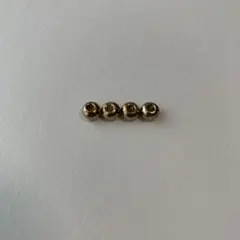 金無垢ビーズK18 ビーズLサイズ 3個セット - メルカリ