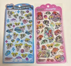 ②正規品　うるちゅるPOPシール　バブルス　ドロップジュエリーシール　パワパフ