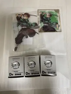 アニプレックスくじ　炭治郎　義勇　ねんどろいど　　アクリルスタンド　セット売り