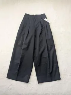 新品　GU タックワイドパンツ　 beautiful people ブラック S