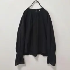 miho umezawa ミホウメザワ　ボイルウォッシャー　ギャザーブラウス