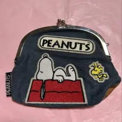SNOOPY ポーチ デニム