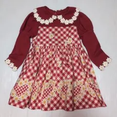 100★シャーリーテンプル★お花付き！切り替えワンピース★