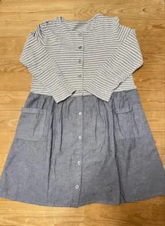 ベルメゾン マタニティ ルームウェア 授乳服（青系）