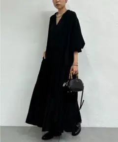 louren all pleats volume dress - メルカリ